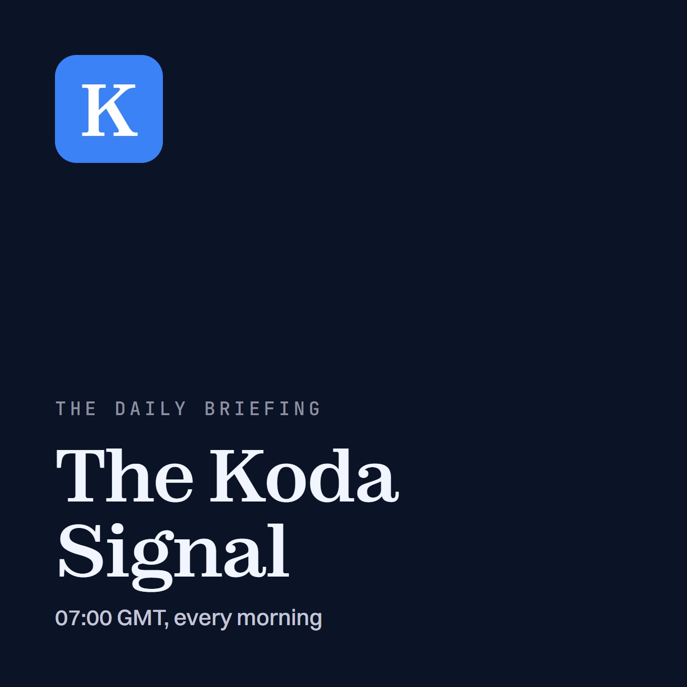 The Koda Signal cover art